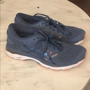 ASICS Gel Kayano Blue & Pink Size 8